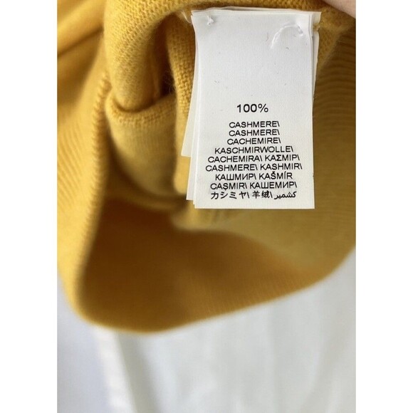 Brunello Cucinelli Men’s Cashmere Sweater Yellow Size IT 50 US 38 - Picture 9 of 16